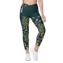 Load image into Gallery viewer, Cypress Foxes leggings with pockets