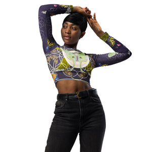 Success Recycled long-sleeve crop top