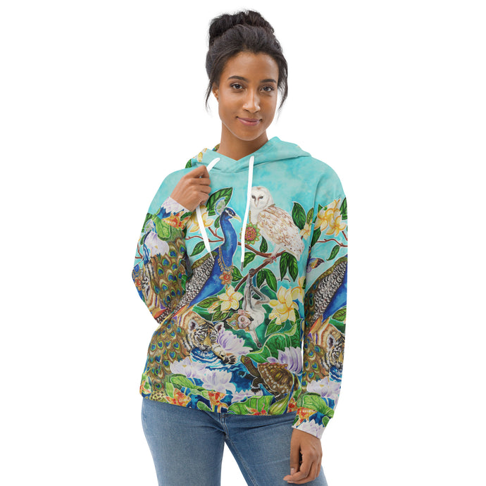Holy Jungle Recycled poly Hoodie