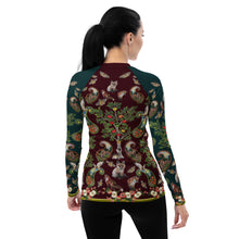 Load image into Gallery viewer, Little Foxes Bi-color Women&#39;s Rash Guard