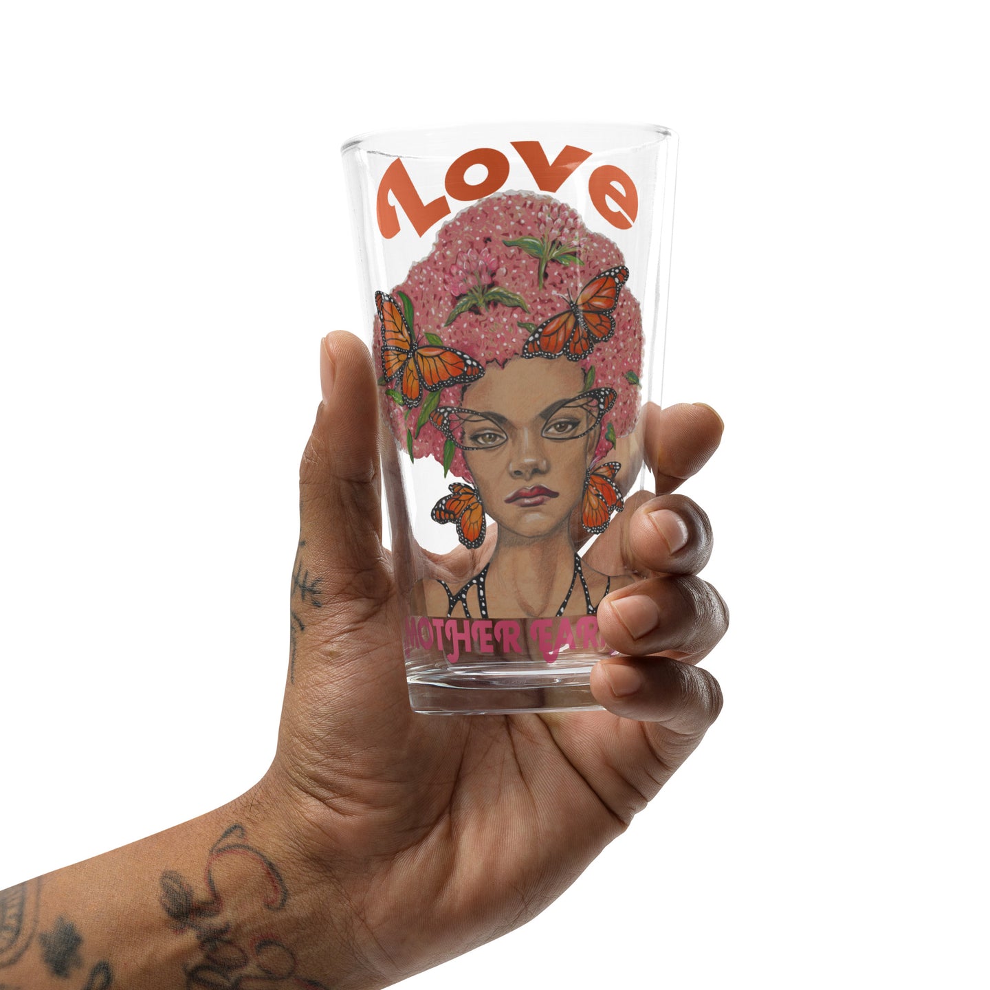Love Mother Eartha pint glass