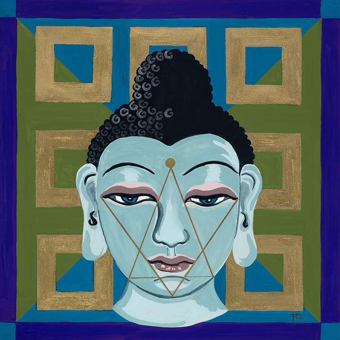 Psychic Buddha  artwork print