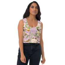 Load image into Gallery viewer, Pink Sri Yantra Crop Top
