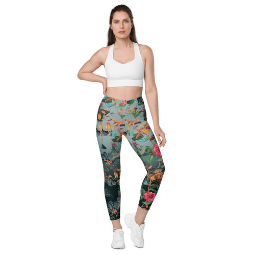 Xanthia Spectra Crossover leggings with pockets