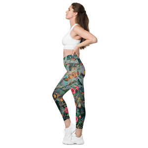 Xanthia Spectra Crossover leggings with pockets