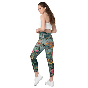 Xanthia Spectra Crossover leggings with pockets