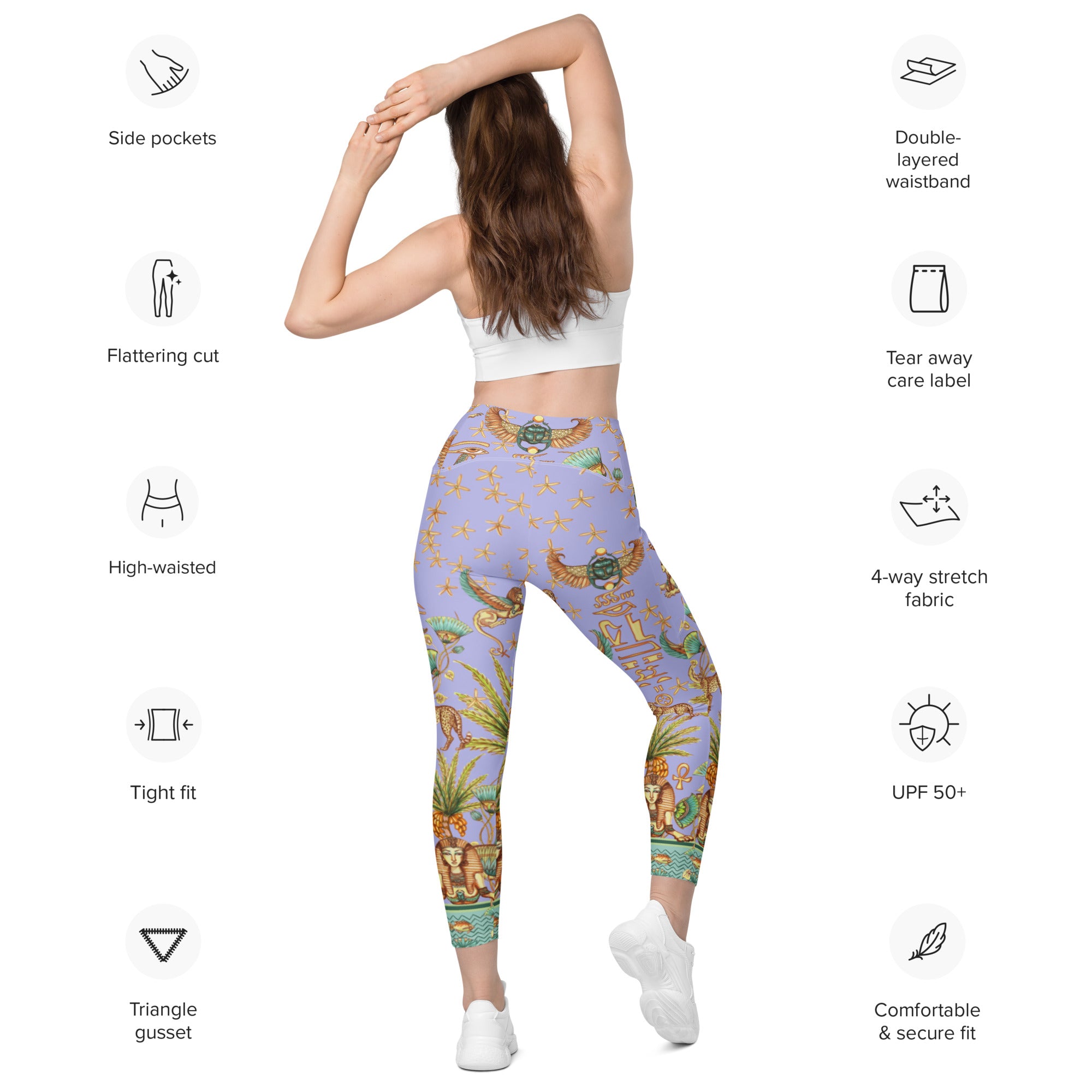 Luxor Yoga Leggings with pockets – Magical Yogi Wear