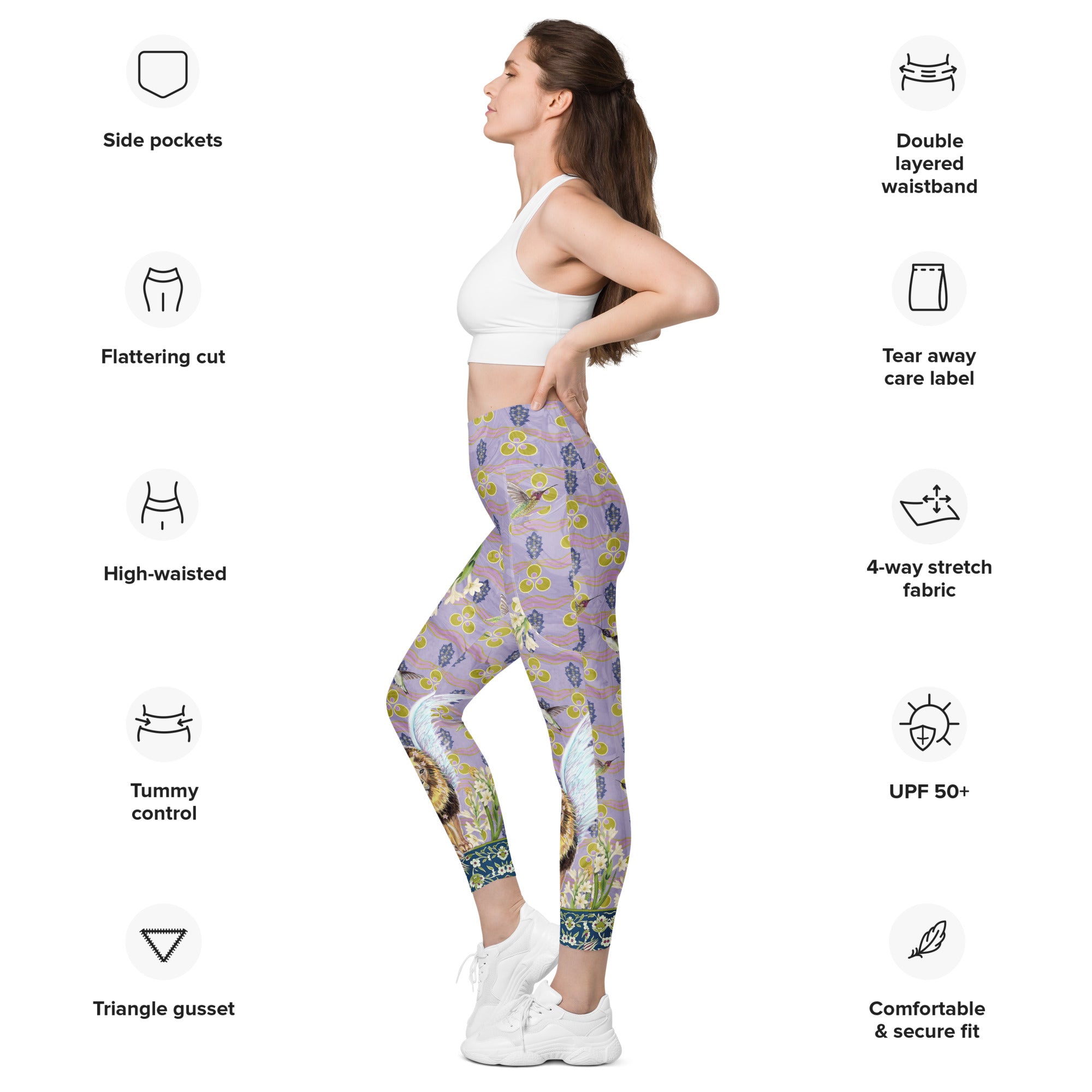 Cintamani Yoga Leggings with pockets – Magical Yogi Wear
