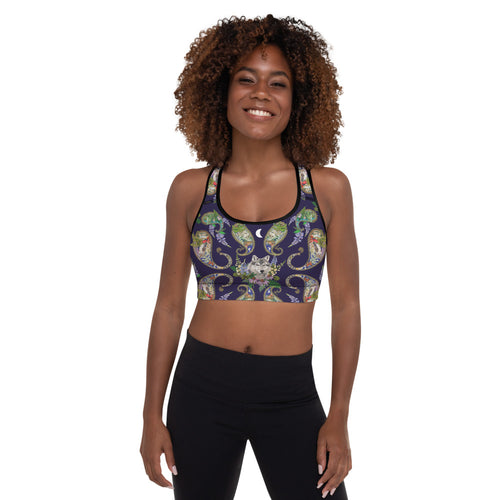 Lone Wolf & Cub Padded Sports Bra