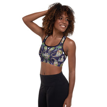 Load image into Gallery viewer, Lone Wolf &amp; Cub Padded Sports Bra