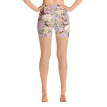 Load image into Gallery viewer, Pink Sri Yantra Yoga Shorts
